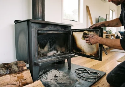 Pourquoi votre vitre de poêle à bois devient noire et comment y remédier